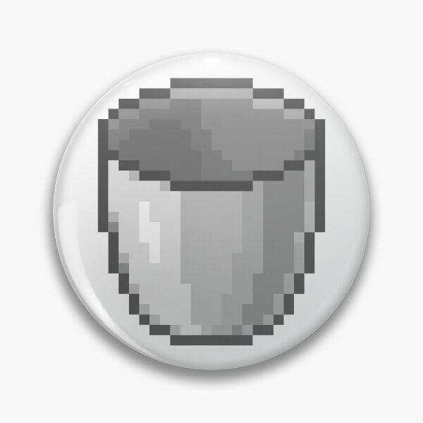 Item preview, Minecraft Empty Bucket Pixel Art Item Block designed and sold by Gamify Store.