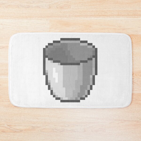 Item preview, Minecraft Empty Bucket Pixel Art Item Block designed and sold by Gamify Store.