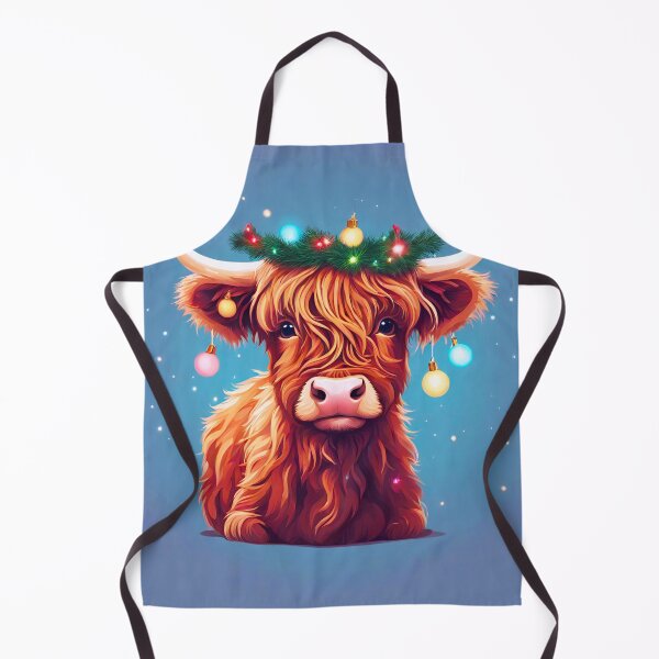 Item preview, Baby Cow Adorned with Holiday Lights 3 designed and sold by Tom-Johnson.