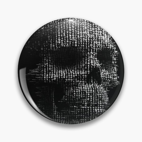 Item preview, Skull Composed Of Numbers designed and sold by KootenayDesigns.