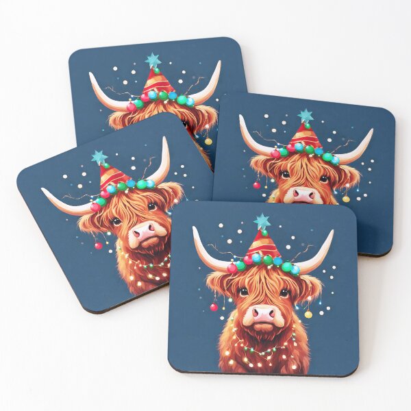 Item preview, Baby Cow Adorned with Holiday Lights 4 designed and sold by Tom-Johnson.