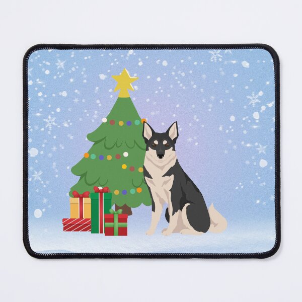 Item preview, Christmas Swedish Elkhound Dog designed and sold by thedoglovershop.