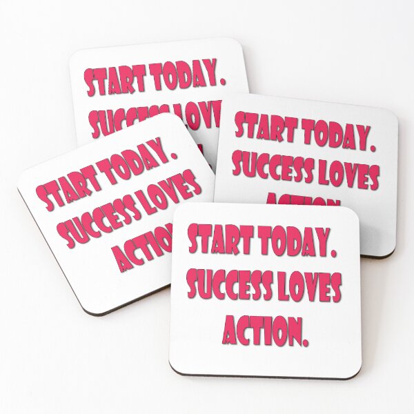 Item preview, Affirmation for today.Start today. Success loves action. designed and sold by JoyfulCreations.