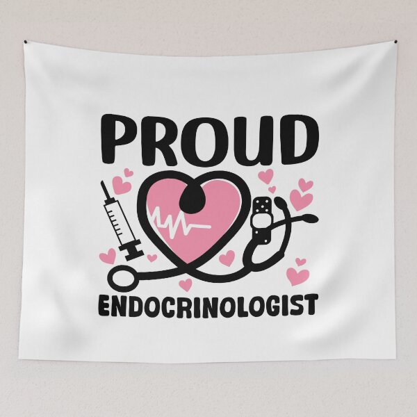 Item preview, Proud Endocrinologist Doctor Endocrine System Expert designed and sold by Stick-Artistry.