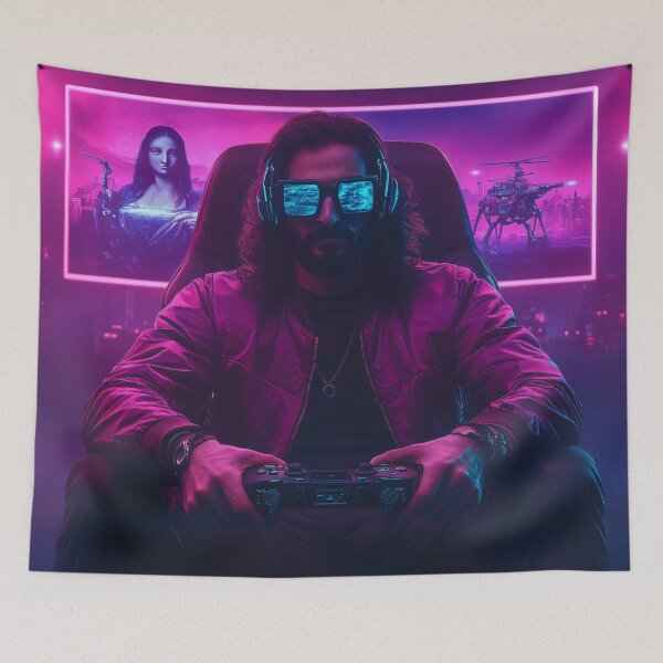 Item preview, Neon Gamer Vision designed and sold by Carlos Monteiro.