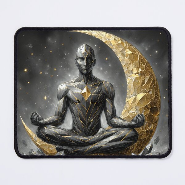Item preview, Kintsugi Man on the Moon, Ai Generated Art designed and sold by ACC .