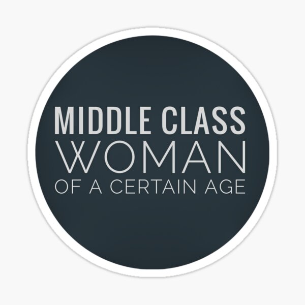 Item preview, Middle Class Woman of a Certain Age T Shirt  designed and sold by Jenny Meehan Home Decor/Surface Patterns for Interior Design.