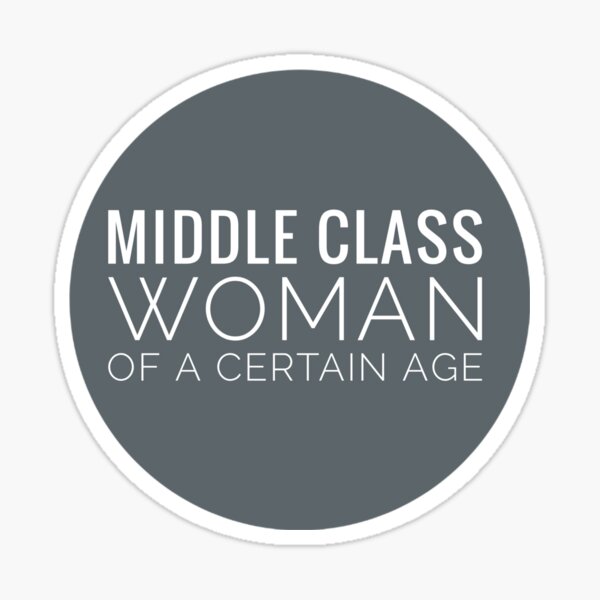 Item preview, Middle Class Woman of a Certain Age T Shirt  designed and sold by Jenny Meehan Home Decor/Surface Patterns for Interior Design.