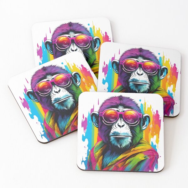 Item preview, Funky Monkey Portrait 8 designed and sold by Tom-Johnson.