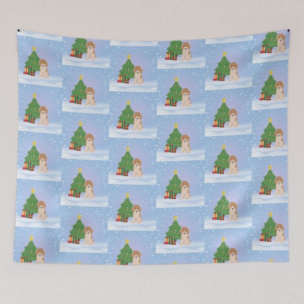 Item preview, Christmas Poodle Dog designed and sold by thedoglovershop.