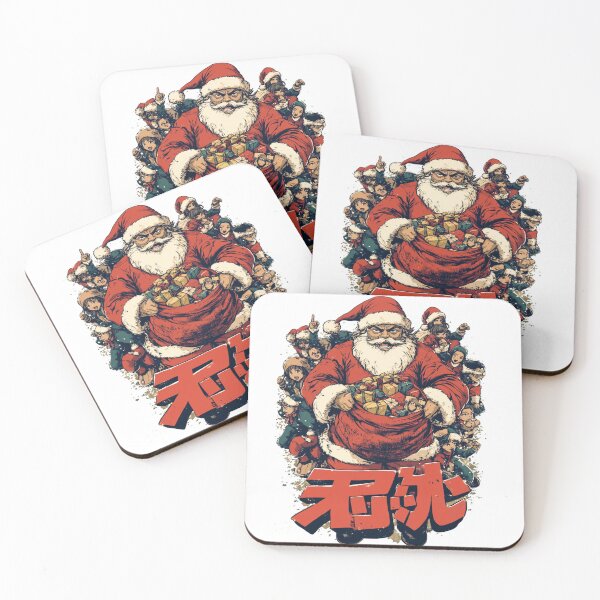 Item preview, Santa Claus Opening a Glowing Sack of Gifts サンタのプレゼント designed and sold by PrintsByFrank.