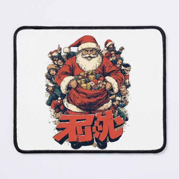 Item preview, Santa Claus Opening a Glowing Sack of Gifts サンタのプレゼント designed and sold by PrintsByFrank.