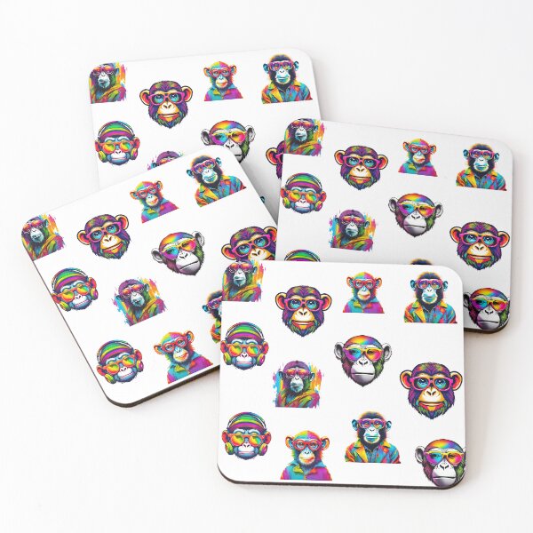 Item preview, Funky Monkey Portrait Pattern 1 designed and sold by Tom-Johnson.