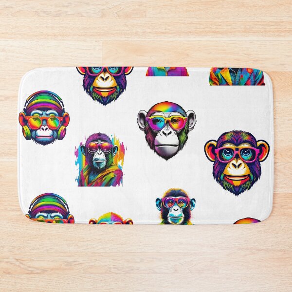 Item preview, Funky Monkey Portrait Pattern 1 designed and sold by Tom-Johnson.