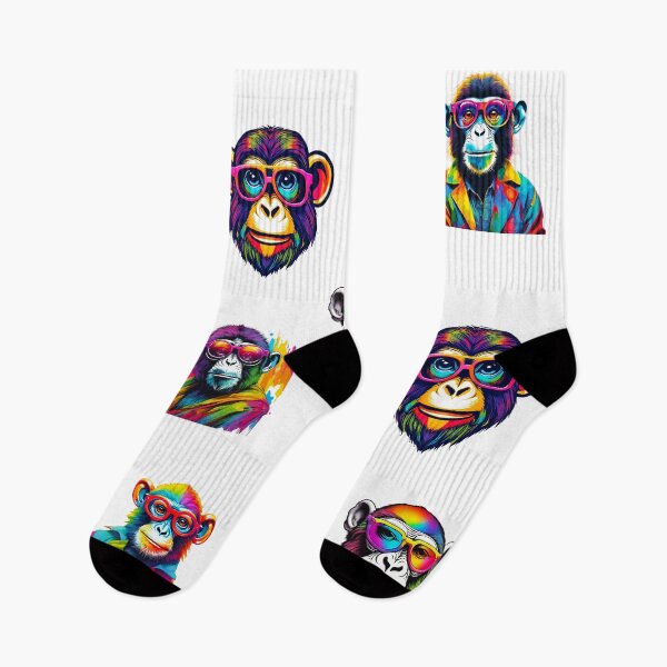 Item preview, Funky Monkey Portrait Pattern 1 designed and sold by Tom-Johnson.