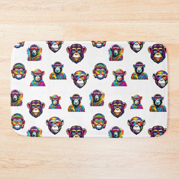 Item preview, Funky Monkey Portrait Pattern 2 designed and sold by Tom-Johnson.