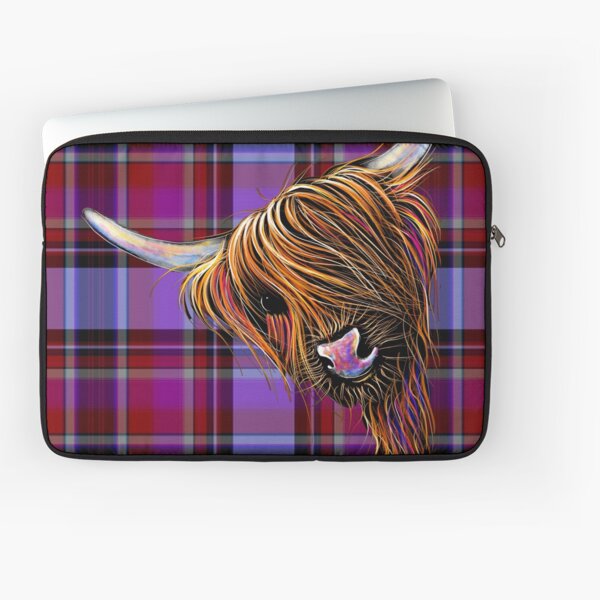 Aperçu de l'œuvre ScoTTiSH HiGHLaND CoW 'TaRTaN NooDLeS P' par SHiRLeY MacArTHuR créée et vendue par Shirley MacArthur Limited.