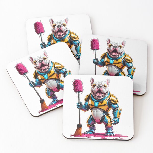 Item preview, Fluorescent cleaning robot bulldog designed and sold by Dan9010.