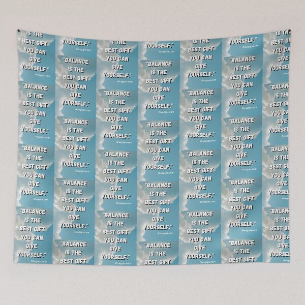 Item preview, "Balance is the best gift you can give yourself." designed and sold by CUTESTUFFnow.