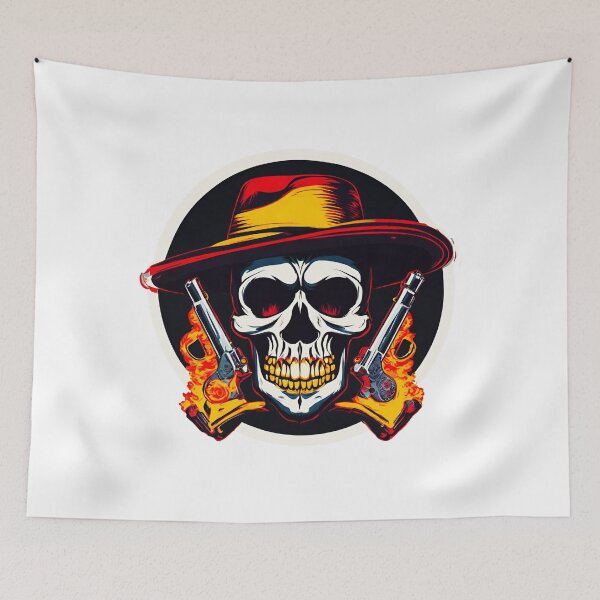Item preview, Gangster Skull Mafia Boss 4 designed and sold by Tom-Johnson.