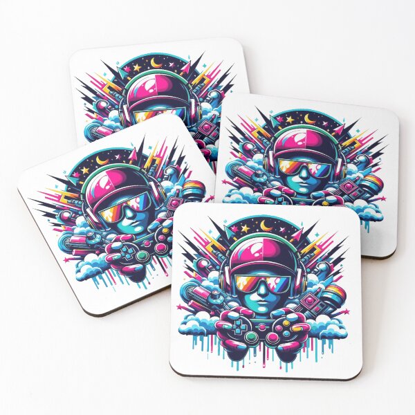 Item preview, Colorful Gamer T-shirt Design designed and sold by nicnacc.