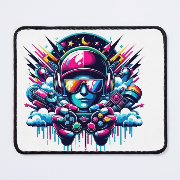 Item preview, Colorful Gamer T-shirt Design designed and sold by nicnacc.