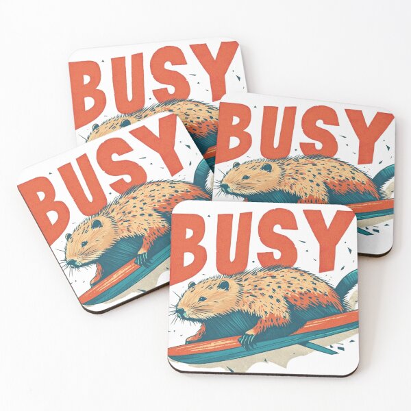 Item preview, BUSY Beaver - Surfing designed and sold by SpendieSellers.