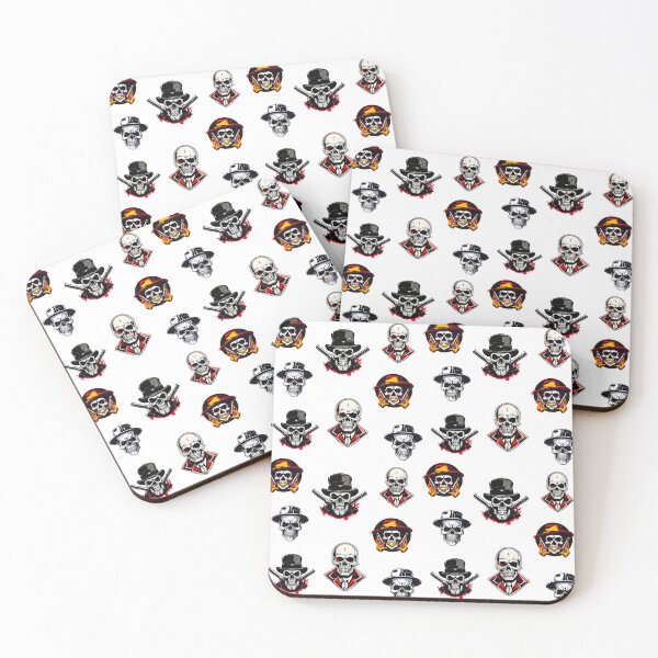 Item preview, Gangster Skull Mafia Boss Pattern 2 designed and sold by Tom-Johnson.