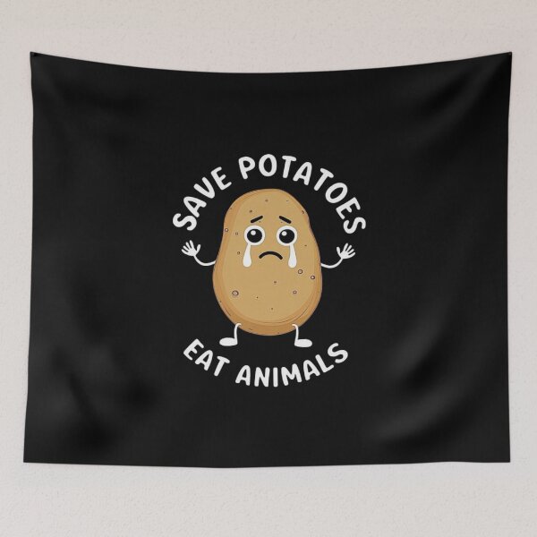 Item preview, Save Potatoes: Funny Plant-Based Message-For Potatoes Lovers designed and sold by love3617.