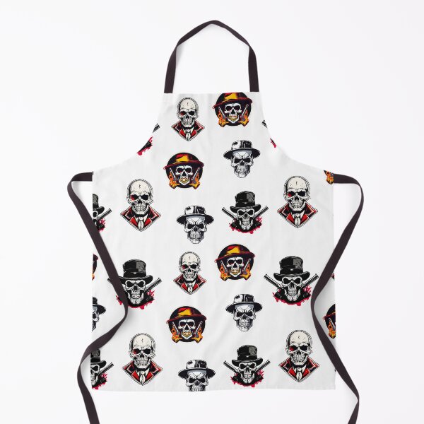 Item preview, Gangster Skull Mafia Boss Pattern 2 designed and sold by Tom-Johnson.
