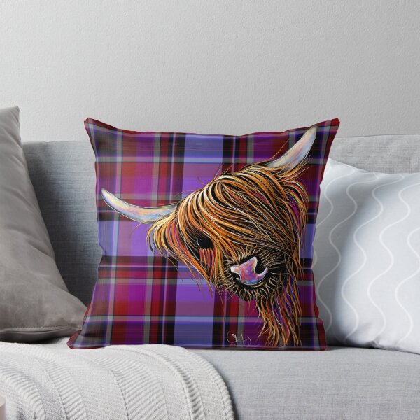 Item preview, SCoTTiSH HiGHLaND CoW ' TaRTaN NooDLeS P ' by SHiRLeY MacARTHuR designed and sold by Shirley MacArthur Limited.
