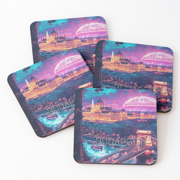 Item preview, Budapest Cyberpunk designed and sold by FuturiTravel.