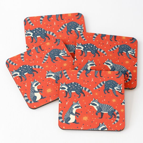 Item preview, Beautiful raccoon pattern designed and sold by Nolan6.