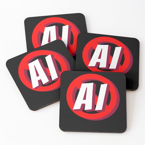 Item preview, Stop Ai Sign Against Ai designed and sold by MooonTees.