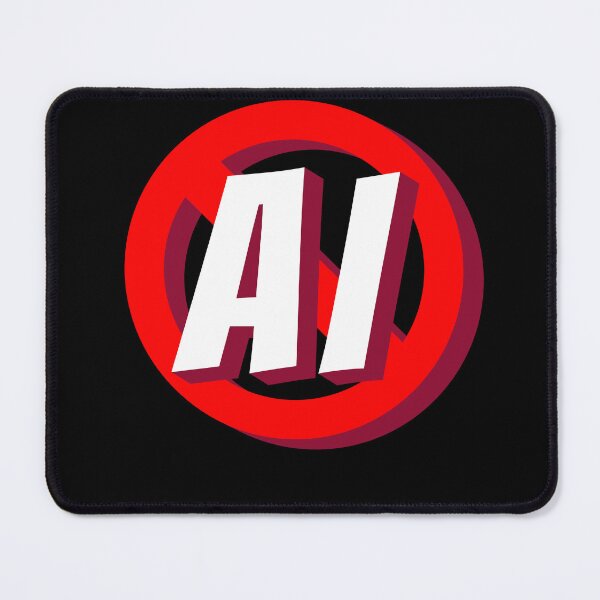 Item preview, Stop Ai Sign Against Ai designed and sold by MooonTees.