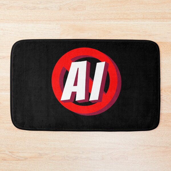 Item preview, Stop Ai Sign Against Ai designed and sold by MooonTees.