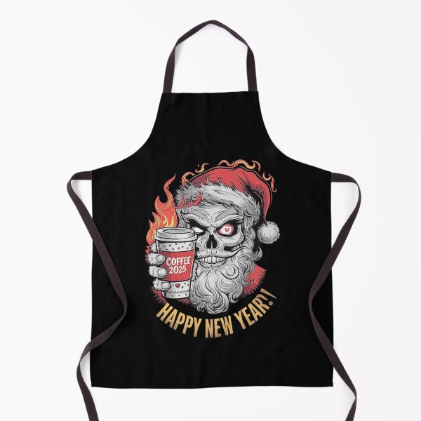 Item preview, Dark Santa: Happy New Year 2025 with Coffee designed and sold by love3617.