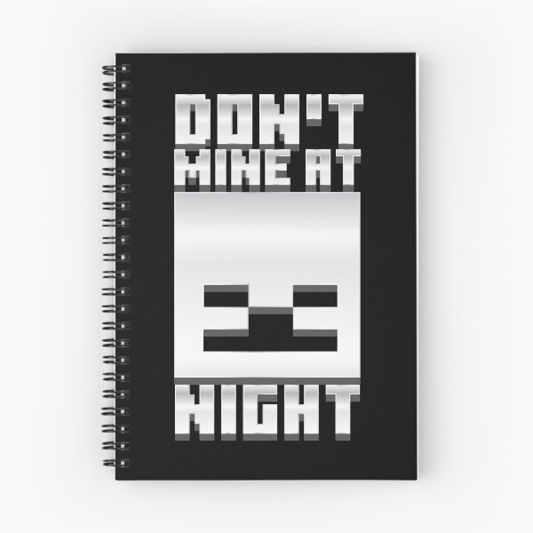 Item preview, Minecraft Don't Mine at Night  designed and sold by Kubala Designs.
