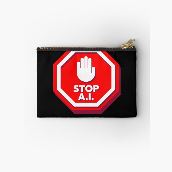 Item preview, Stop Ai Sign Against AI designed and sold by MooonTees.