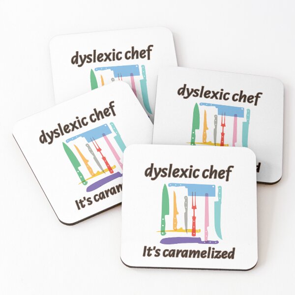 Item preview, Dyslexic chef. It's caramelized designed and sold by FirstTimeTees.