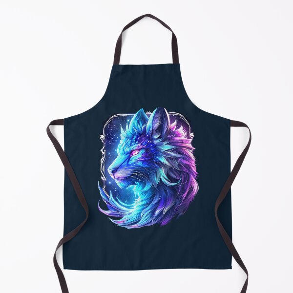 Item preview, Cosmic Lyran Feline - Vibrant Neon Fantasy Art designed and sold by MystiqSlav.