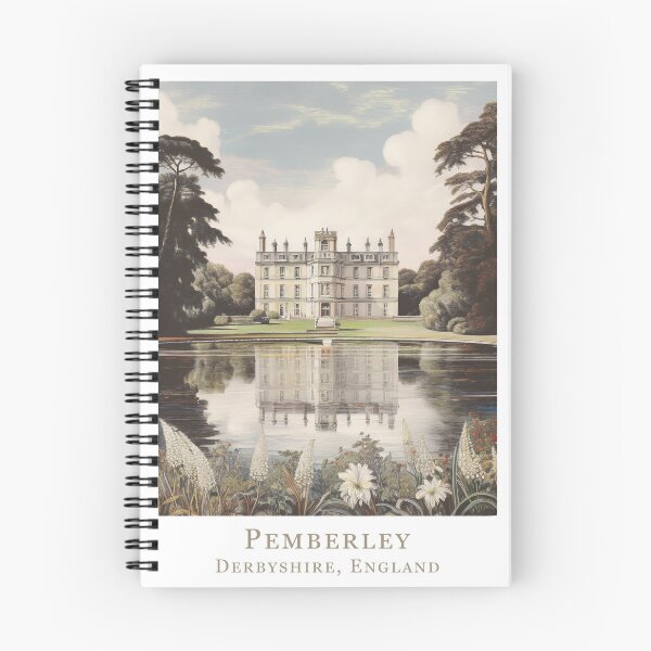 Item preview, Vintage travel poster Pemberley - Classic retro design from Derbyshire, England designed and sold by pod24.