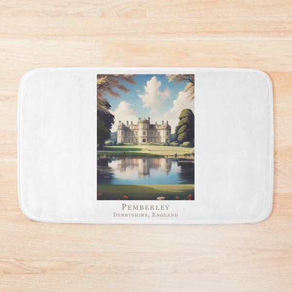 Item preview, Vintage travel poster Pemberley - Retro design from Derbyshire, England designed and sold by pod24.