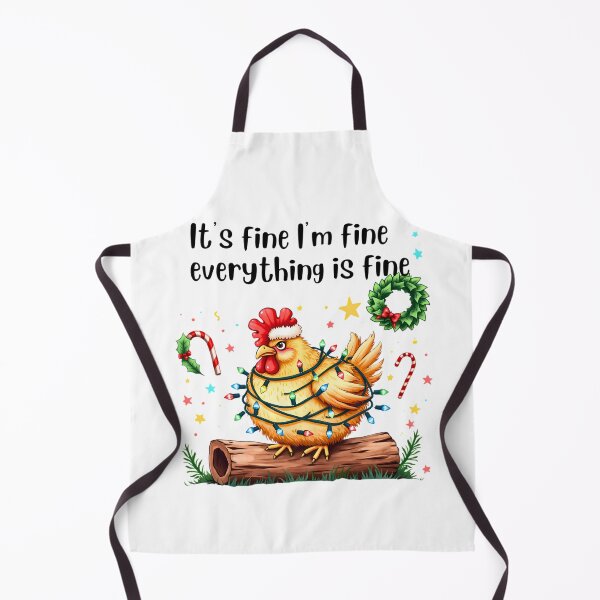 Item preview, I'm fine its fine everything fine merry Christmas 2024 designed and sold by VividDripCo.