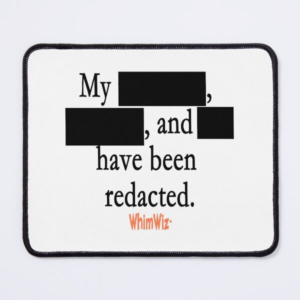 Item preview, Redacted designed and sold by WhimWiz.