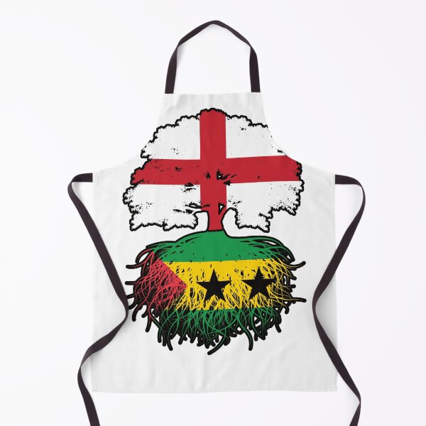 Item preview, Sao Tome and Principe Sao Tomean English England Tree Roots Flag designed and sold by FlagX.