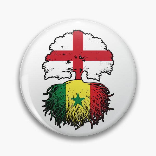 Item preview, Senegal Senegalese English England Tree Roots Flag designed and sold by FlagX.