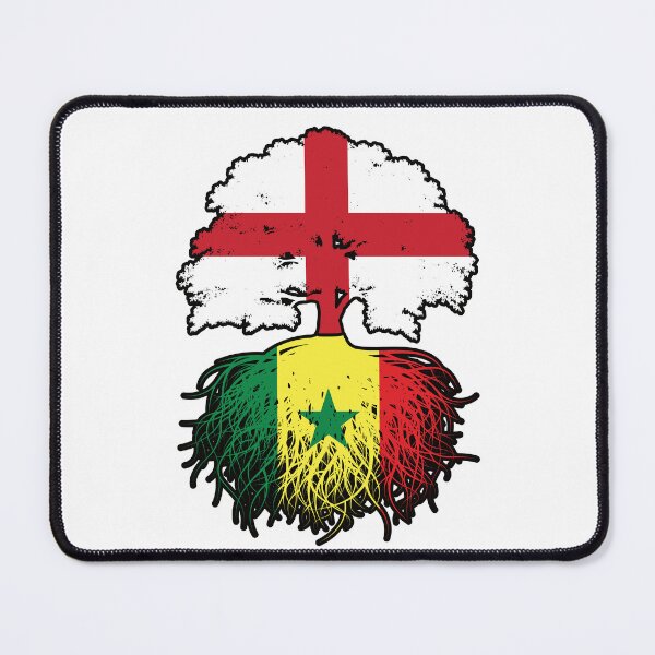 Item preview, Senegal Senegalese English England Tree Roots Flag designed and sold by FlagX.