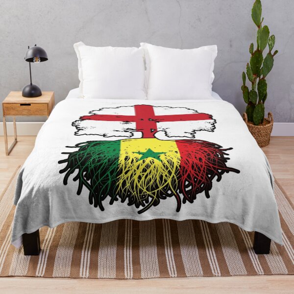 Item preview, Senegal Senegalese English England Tree Roots Flag designed and sold by FlagX.
