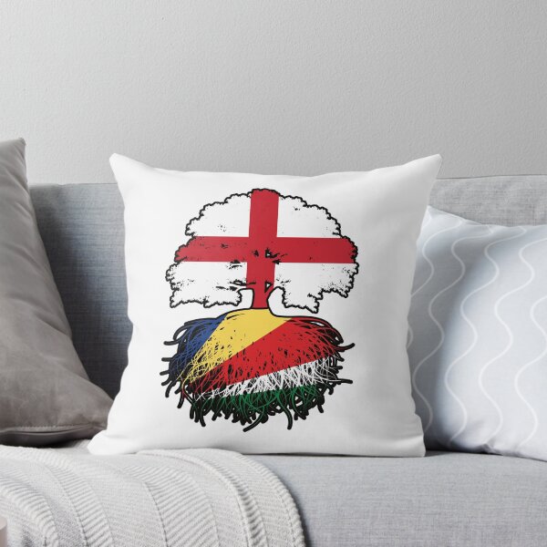 Item preview, Seychelles Seychellois English England Tree Roots Flag designed and sold by FlagX.
